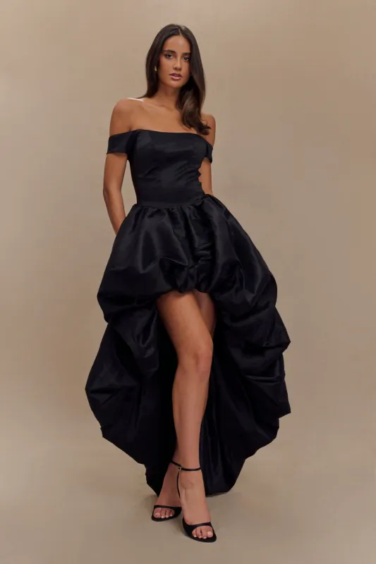 Amelia Bubble Maxi Dress - Black sold by Meshki