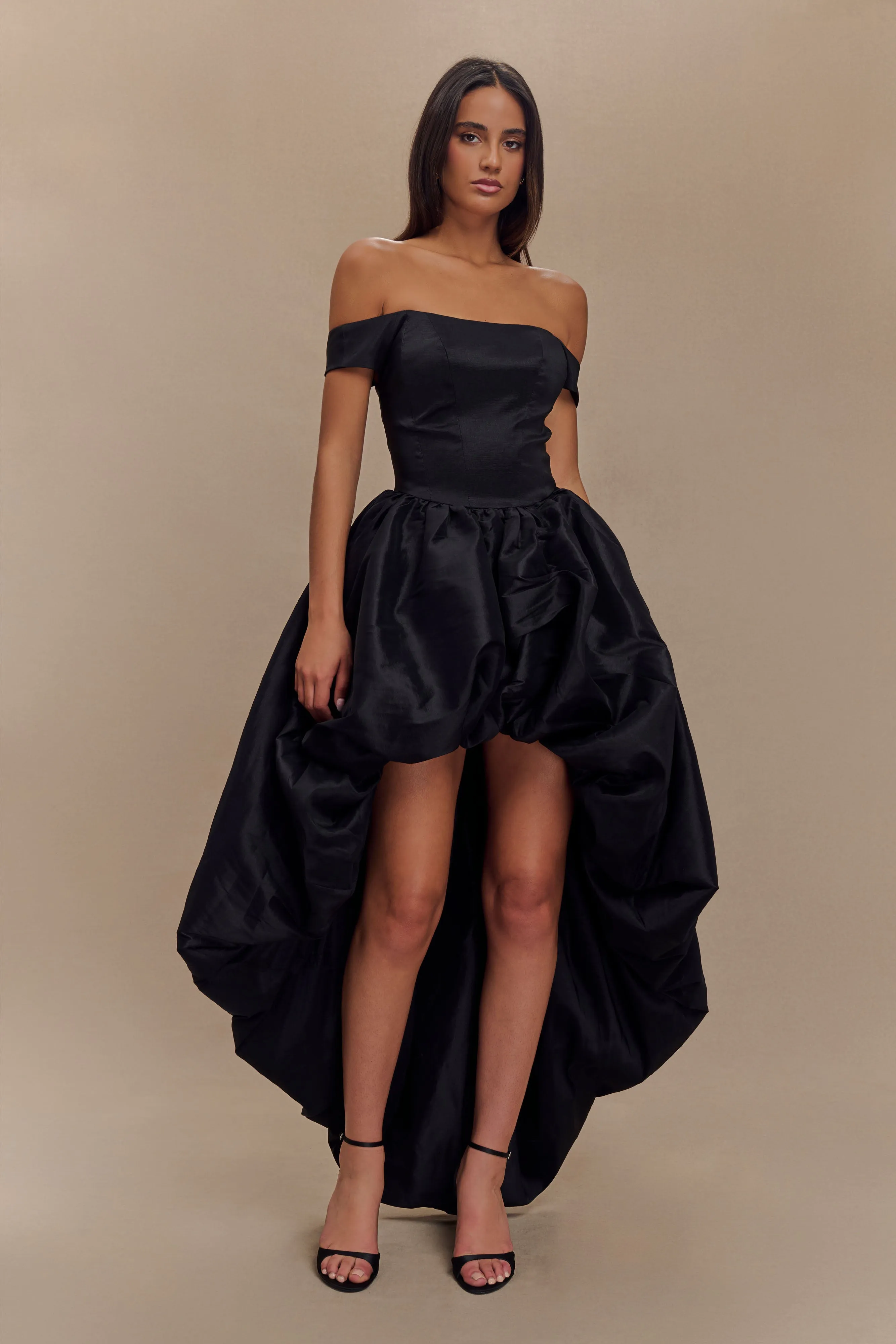 Amelia Bubble Maxi Dress - Black sold by Meshki product image thumbnail 5