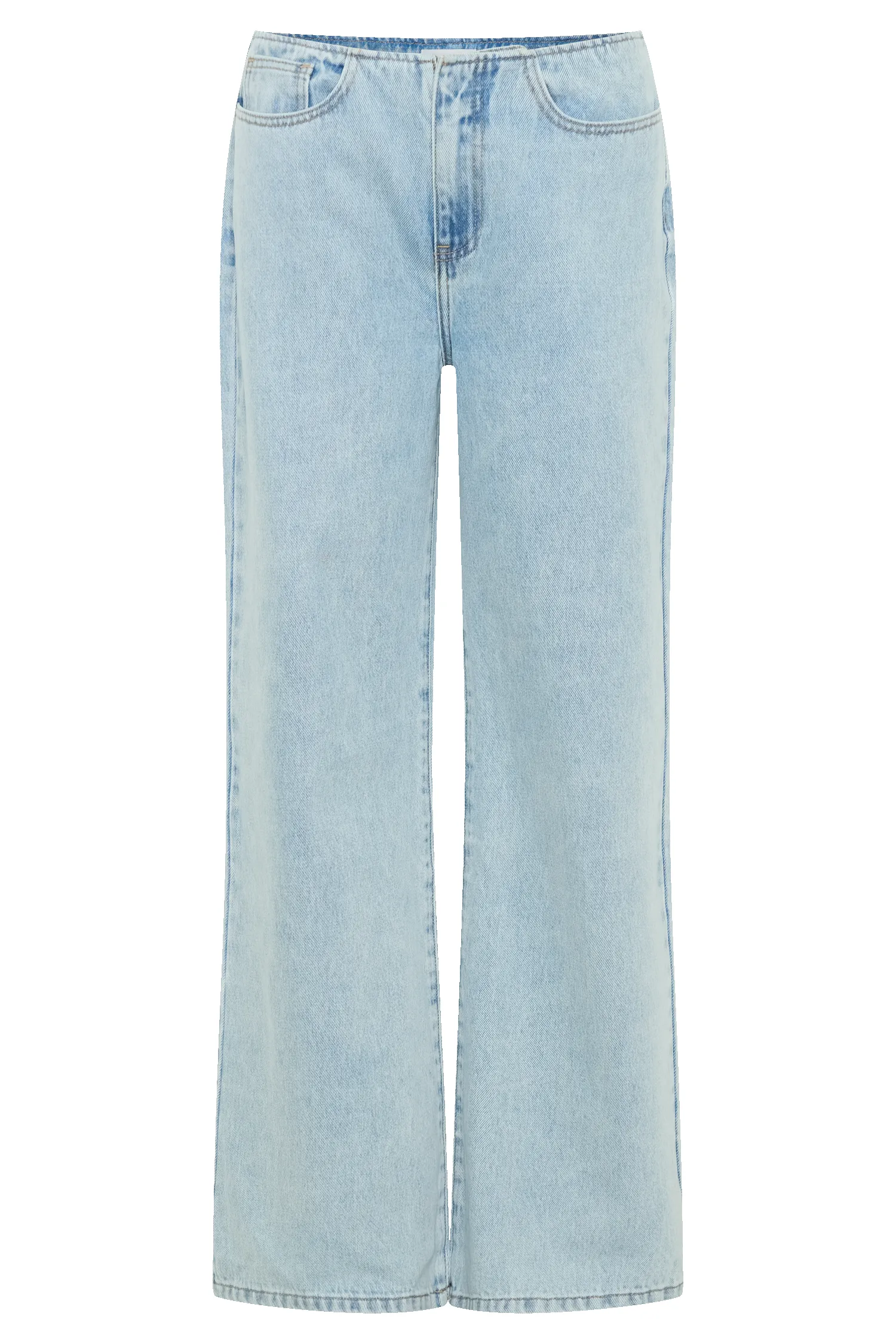 Caitlin Mid Rise Denim Jeans - Light Blue sold by Meshki product image thumbnail 3