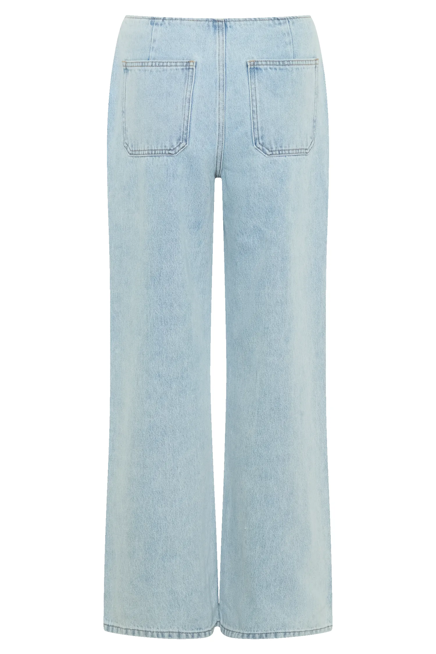 Caitlin Mid Rise Denim Jeans - Light Blue sold by Meshki product image thumbnail 2