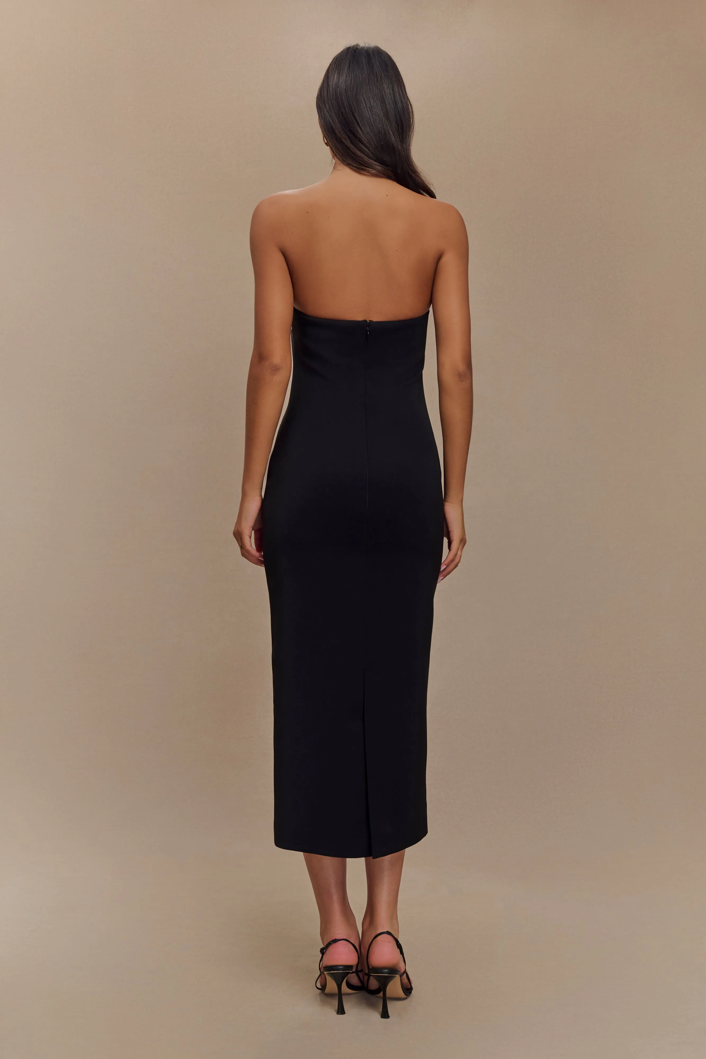 Sussan Strapless Midi Dress - Black sold by Meshki product image thumbnail 2
