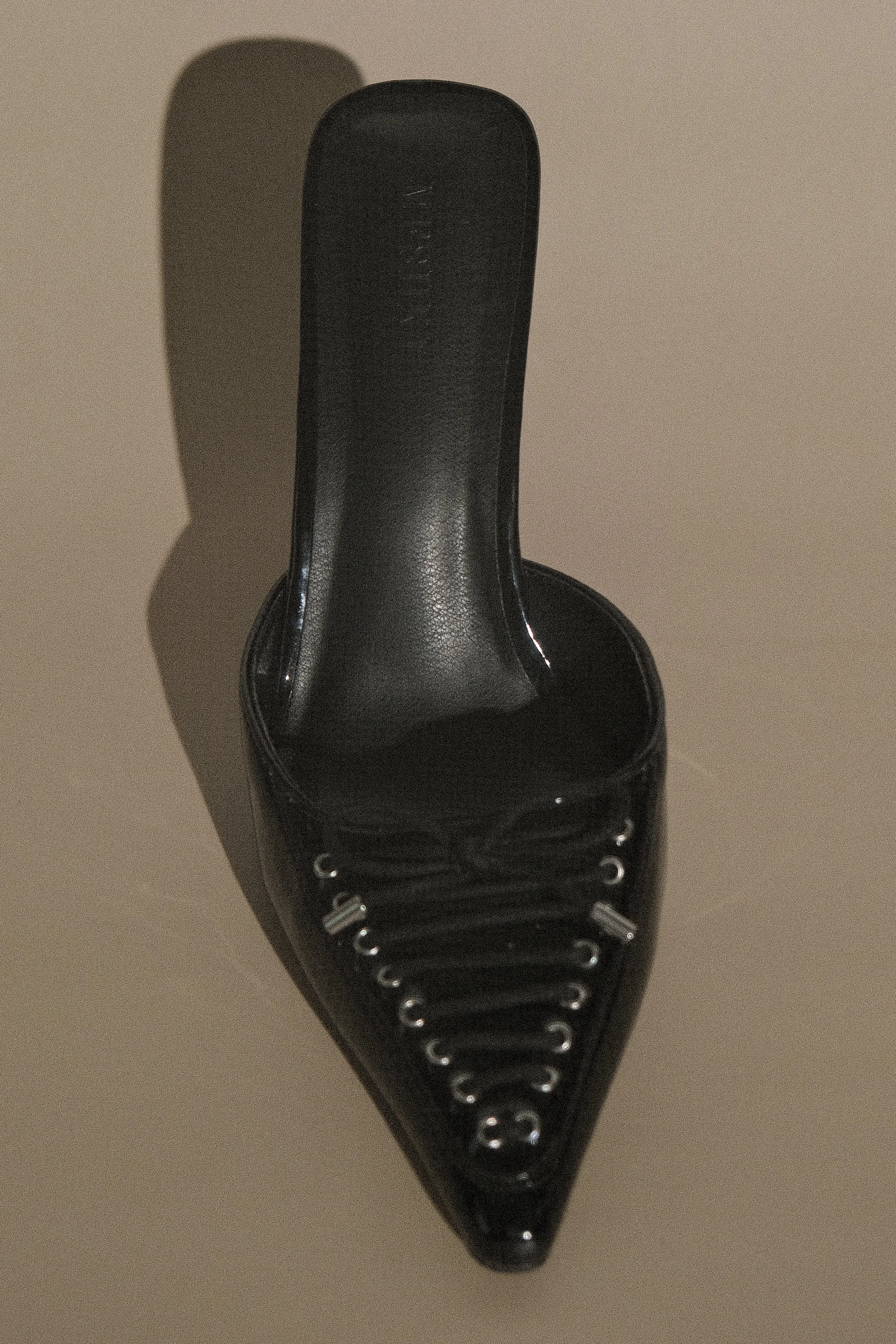 Joanne Patent Lace Up Heels - Black sold by Meshki product image thumbnail 2