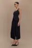 Sunny Pleated Midi Skirt - Black sold by Meshki
