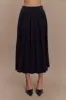 Sunny Pleated Midi Skirt - Black sold by Meshki