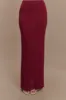 Kyle Knit Maxi Skirt - Cherry Red sold by Meshki