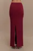 Kyle Knit Maxi Skirt - Cherry Red sold by Meshki