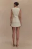 Camilla Boucle Mini Skirt - Ivory sold by Meshki