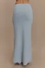 Maxine Knit Maxi Skirt - Light Blue sold by Meshki