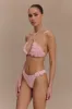 Aesha Floral Crochet Bikini Bottom - Pale Pink sold by Meshki