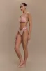 Aesha Floral Crochet Bikini Top - Pale Pink sold by Meshki