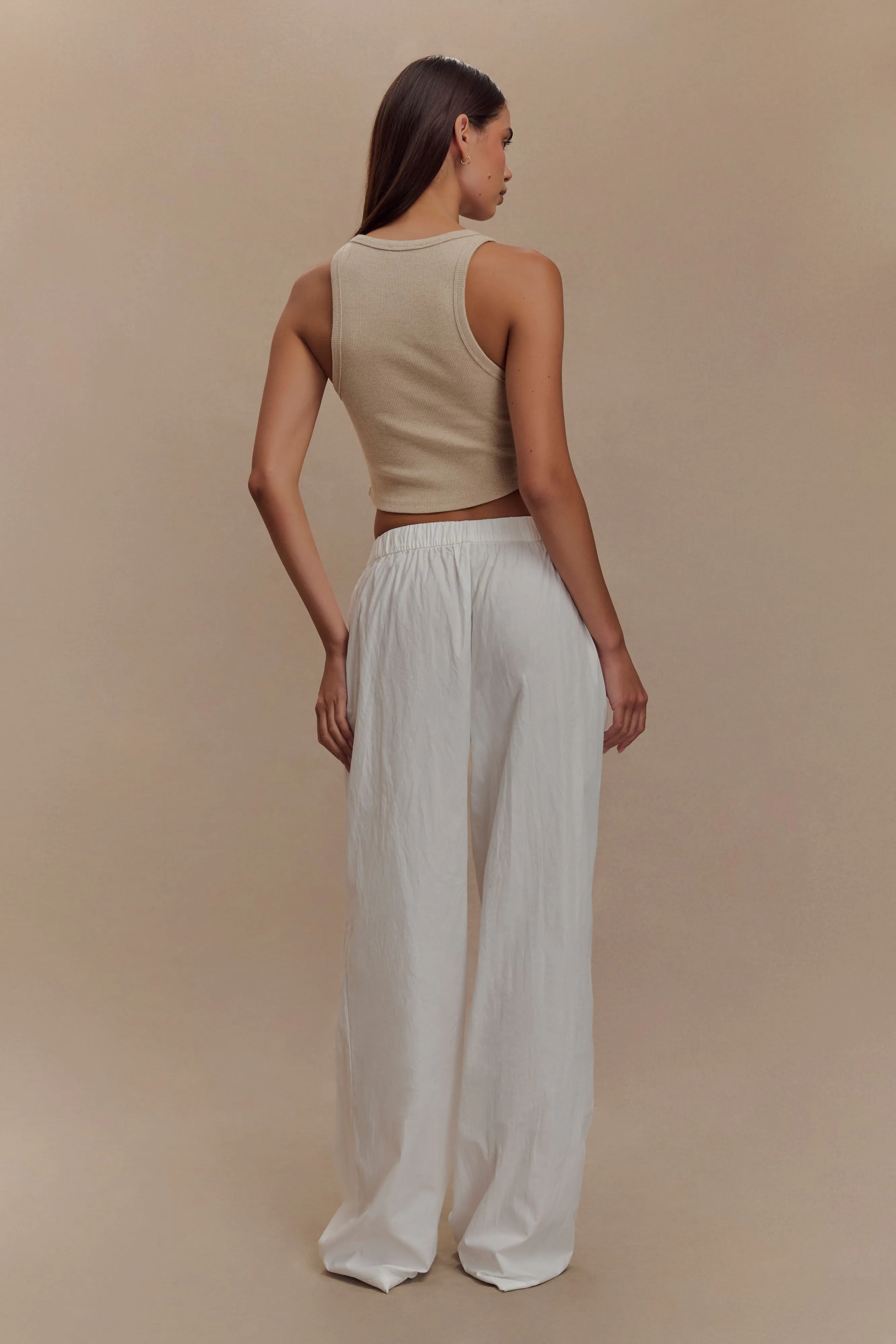 Morgana Ribbed Tank Top - Neutral Marle sold by Meshki product image thumbnail 3