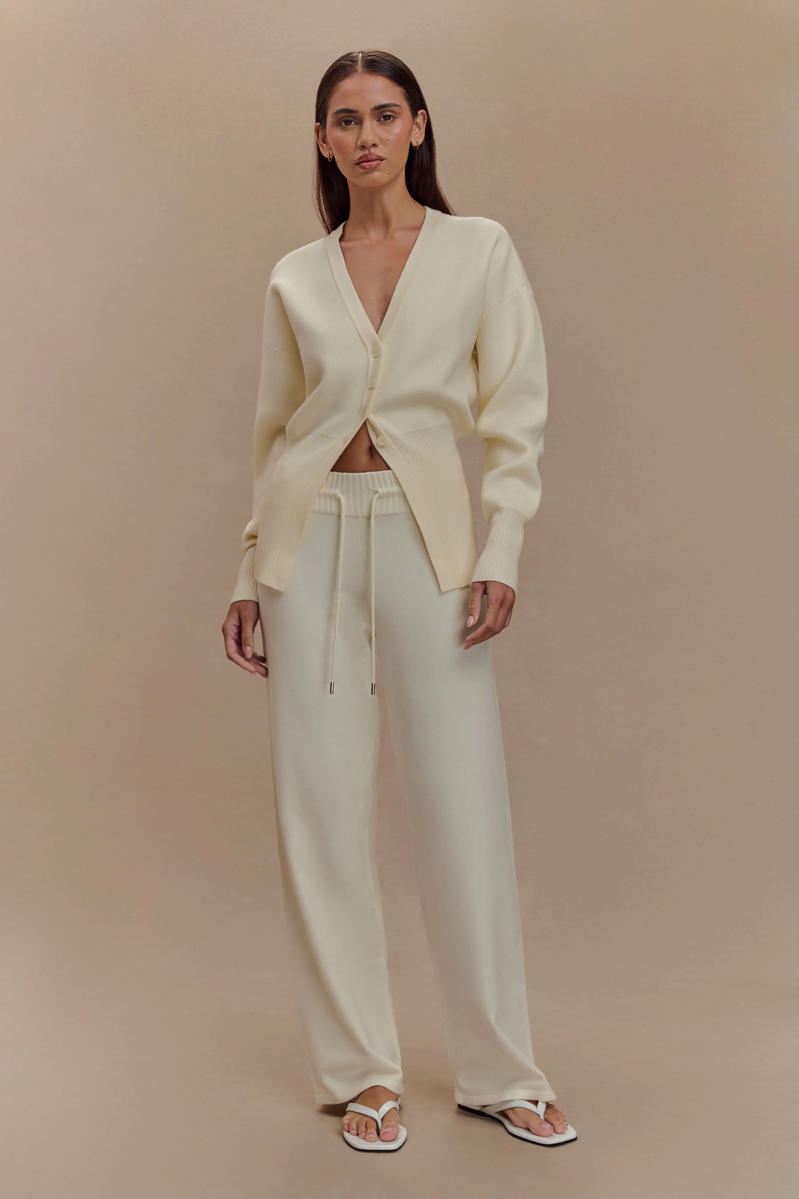 Alexia Buttoned Oversized Cardigan - Ivory sold by Meshki product image thumbnail 5