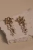 Eva Floral Fresh Water Pearl Earrings - Gold sold by Meshki