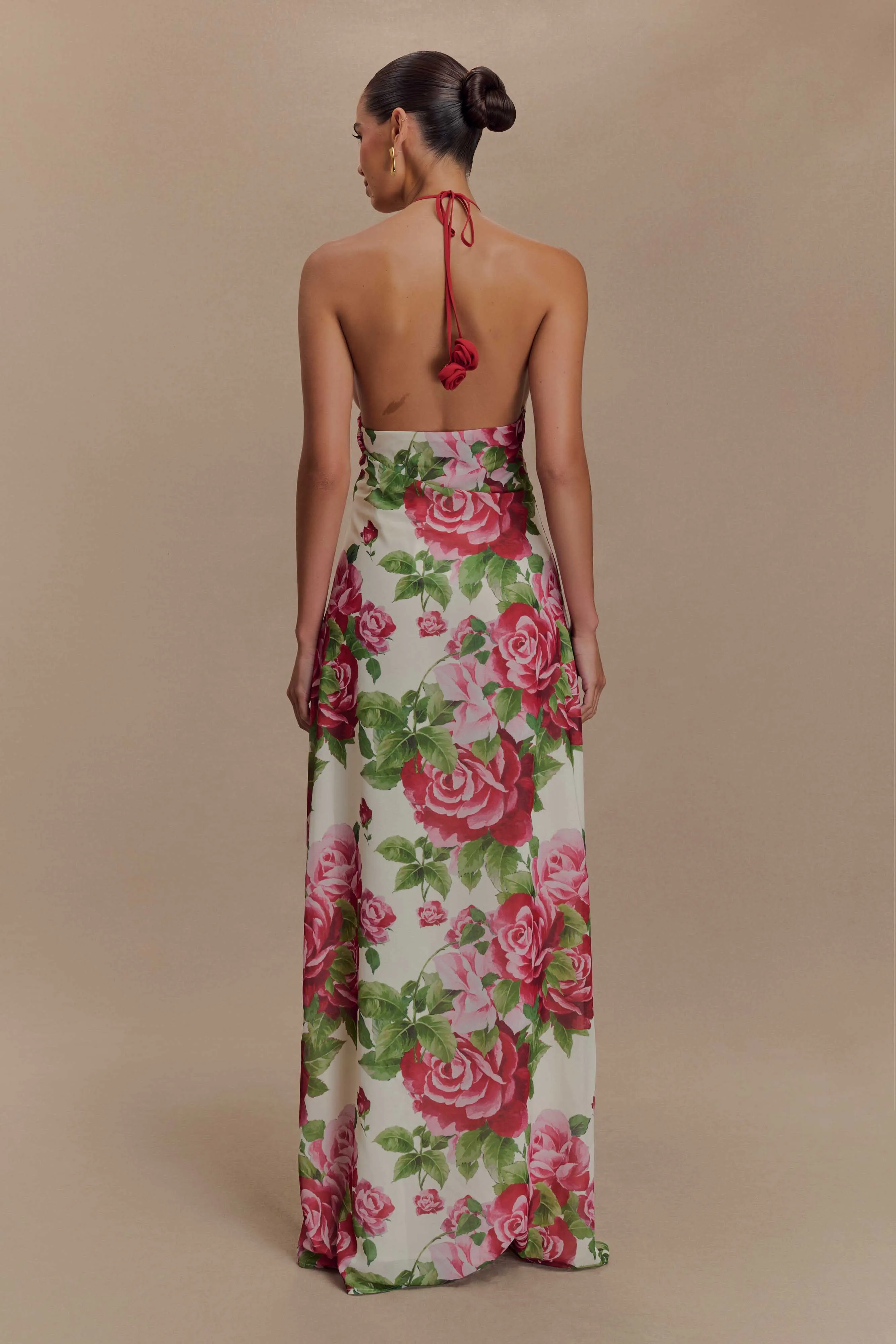 Rosalia Cowl Neck Maxi Dress - Sonia Rose Print sold by Meshki product image thumbnail 4