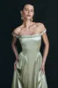 Coco Dropped Waist Maxi Dress - Sage sold by Meshki