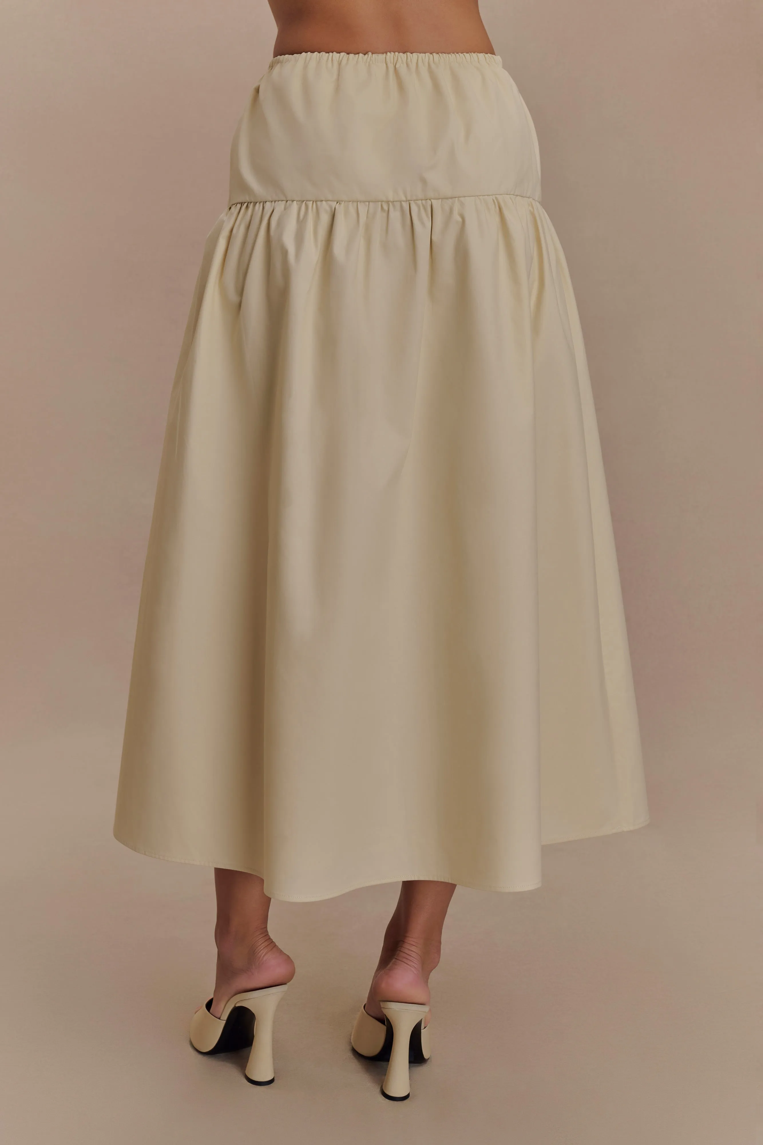 Amirah Midi Skirt - Nude sold by Meshki product image thumbnail 2