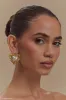 Heart To Heart Pearl Earrings - Gold sold by Meshki