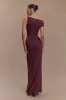 Tamsin Short Sleeve Modal Maxi Dress - Mahogany sold by Meshki