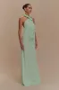Rosalia Cowl Neck Maxi Dress - Sage sold by Meshki