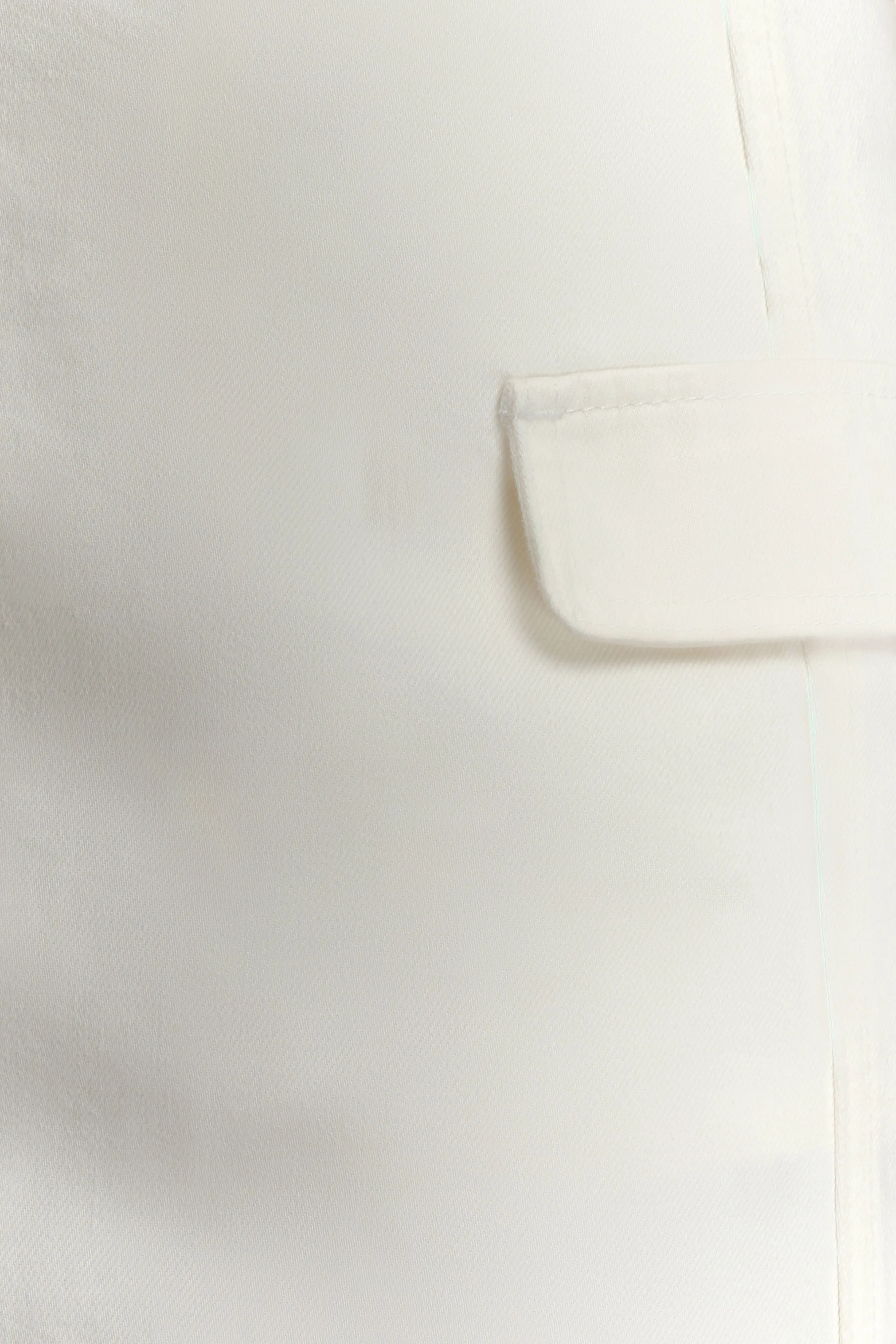 Rosalyn Mini Denim Skort - White sold by Meshki product image thumbnail 3