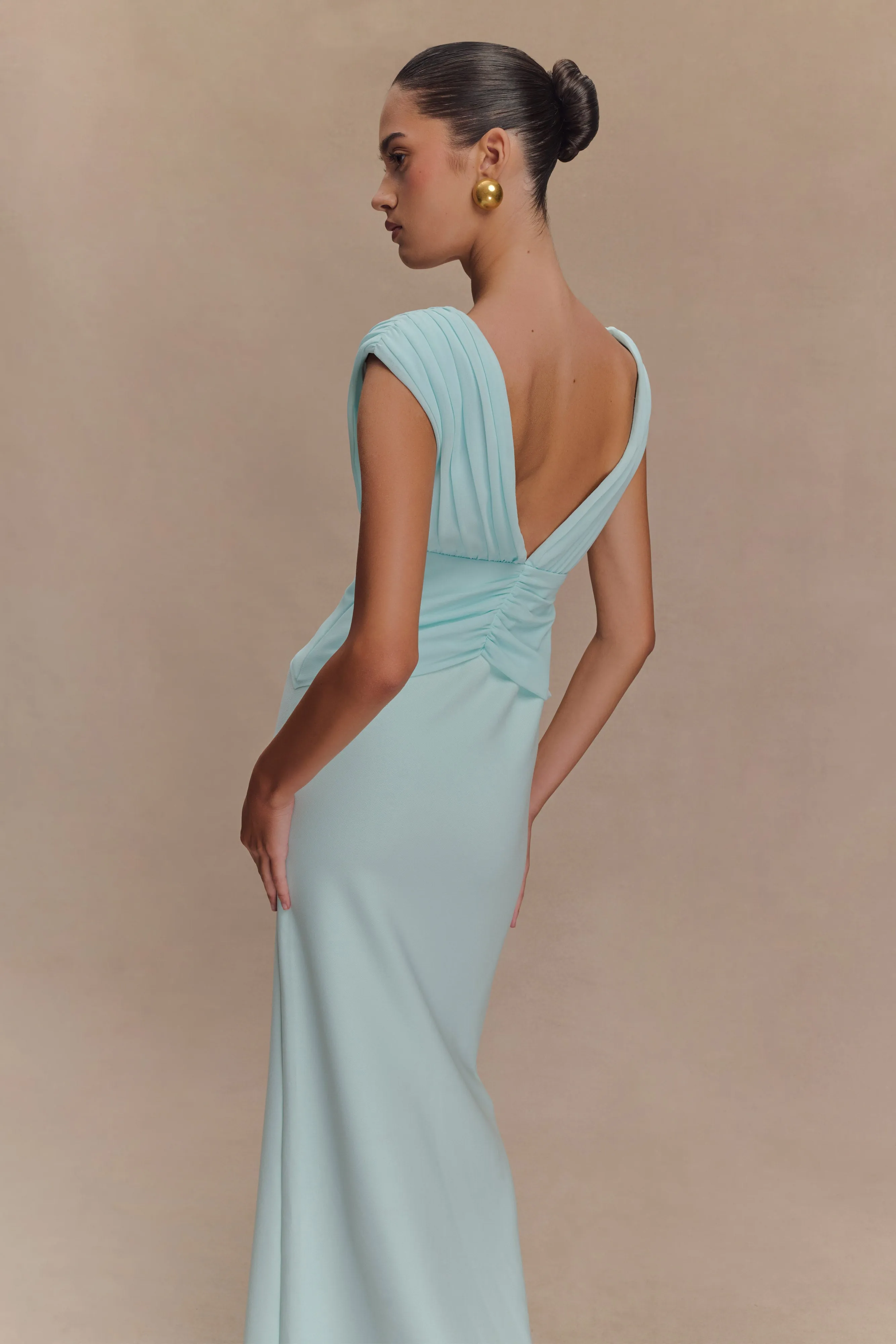Monique Maxi Dress - Ice Blue sold by Meshki product image thumbnail 3