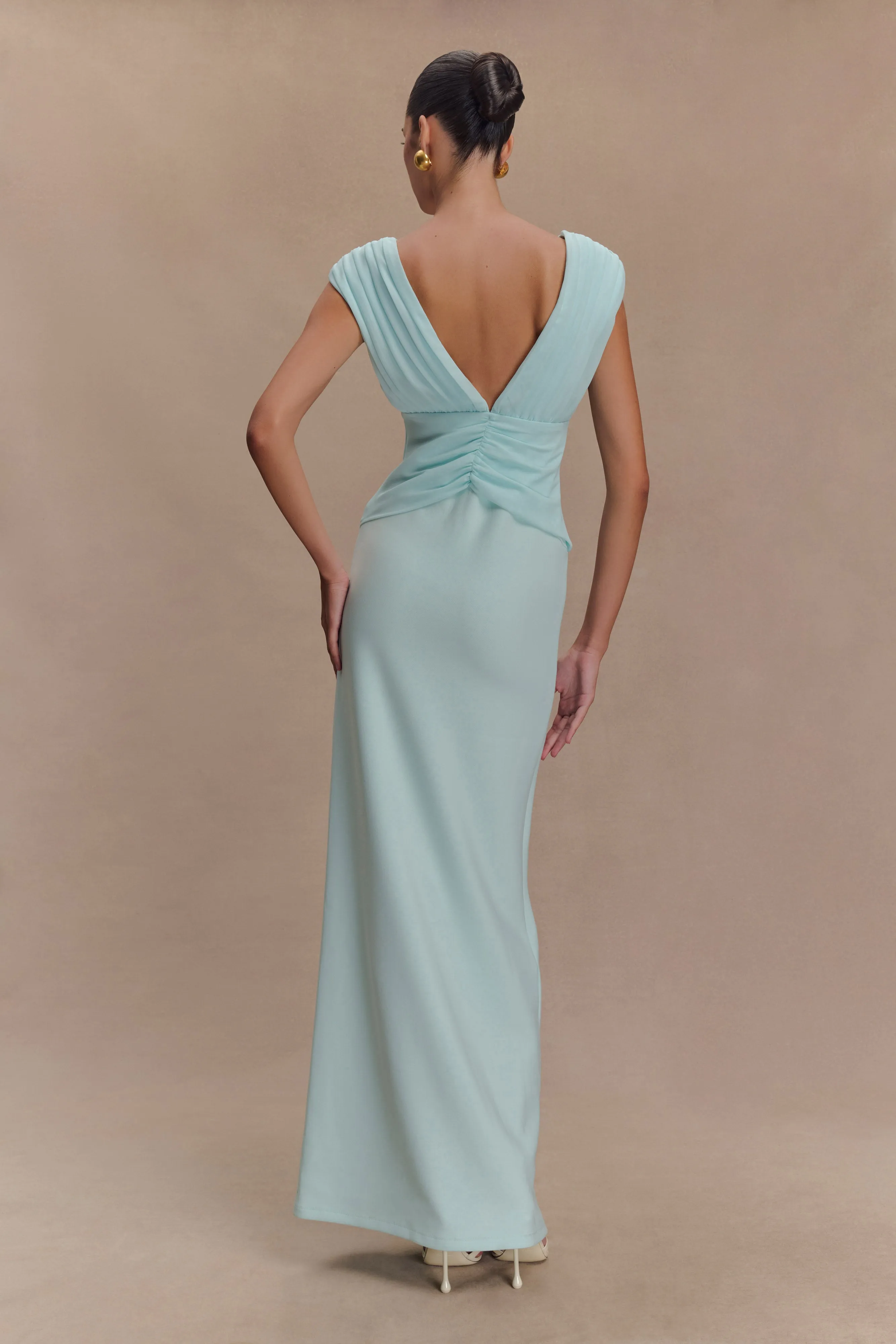 Monique Maxi Dress - Ice Blue sold by Meshki product image thumbnail 2
