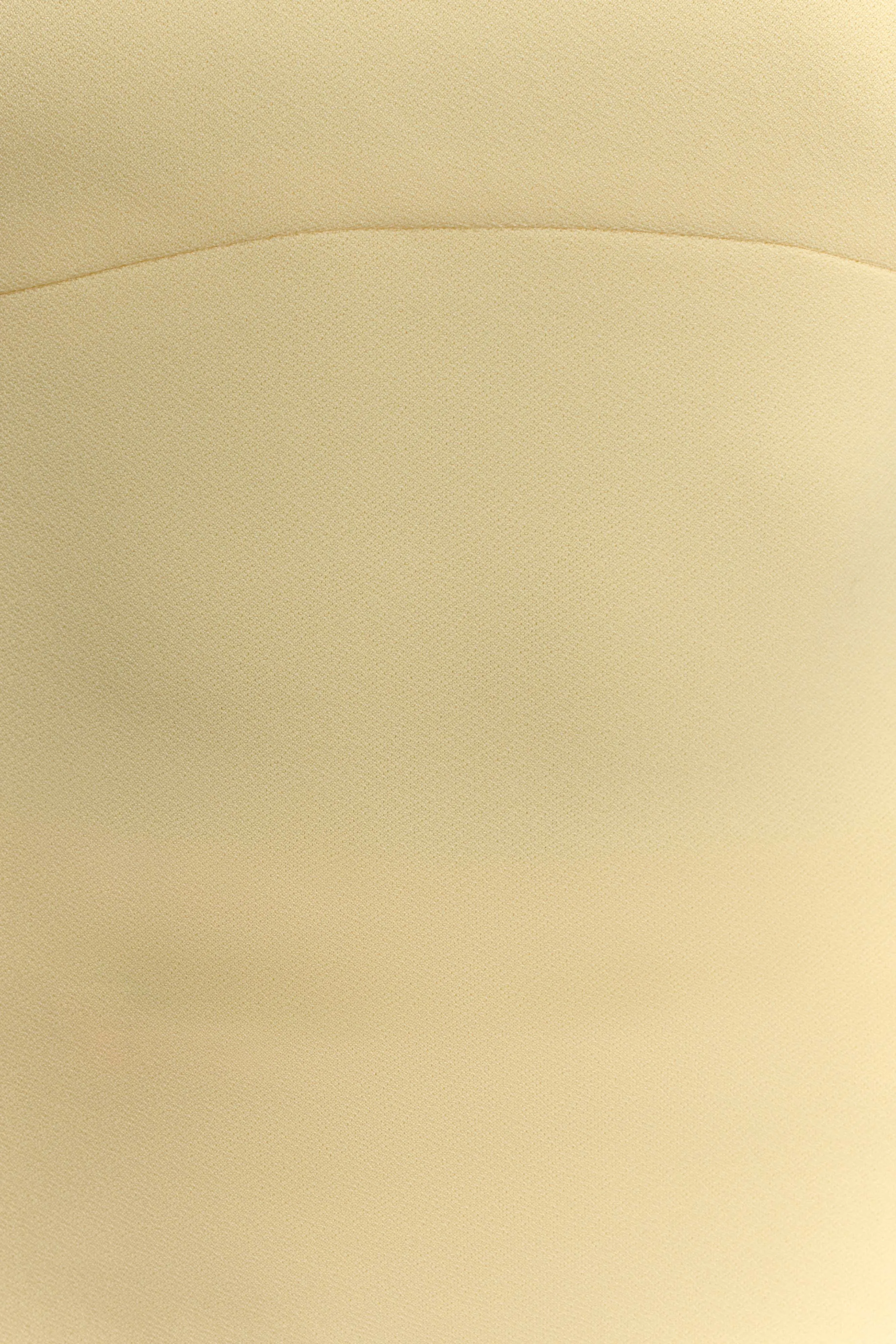 Amelita Suiting Halter Top - Pale Lemon sold by Meshki product image thumbnail 3