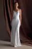 Saylor Satin Slip Maxi Dress - Ivory sold by Meshki