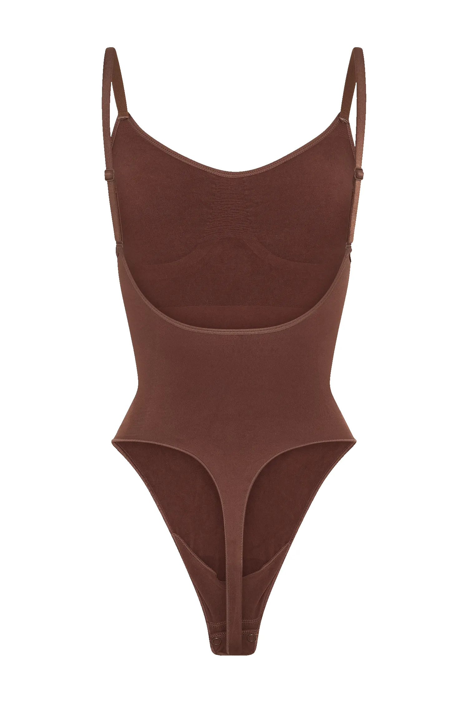 Alyssa Backless Shapewear Bodysuit - Espresso sold by Meshki product image thumbnail 2