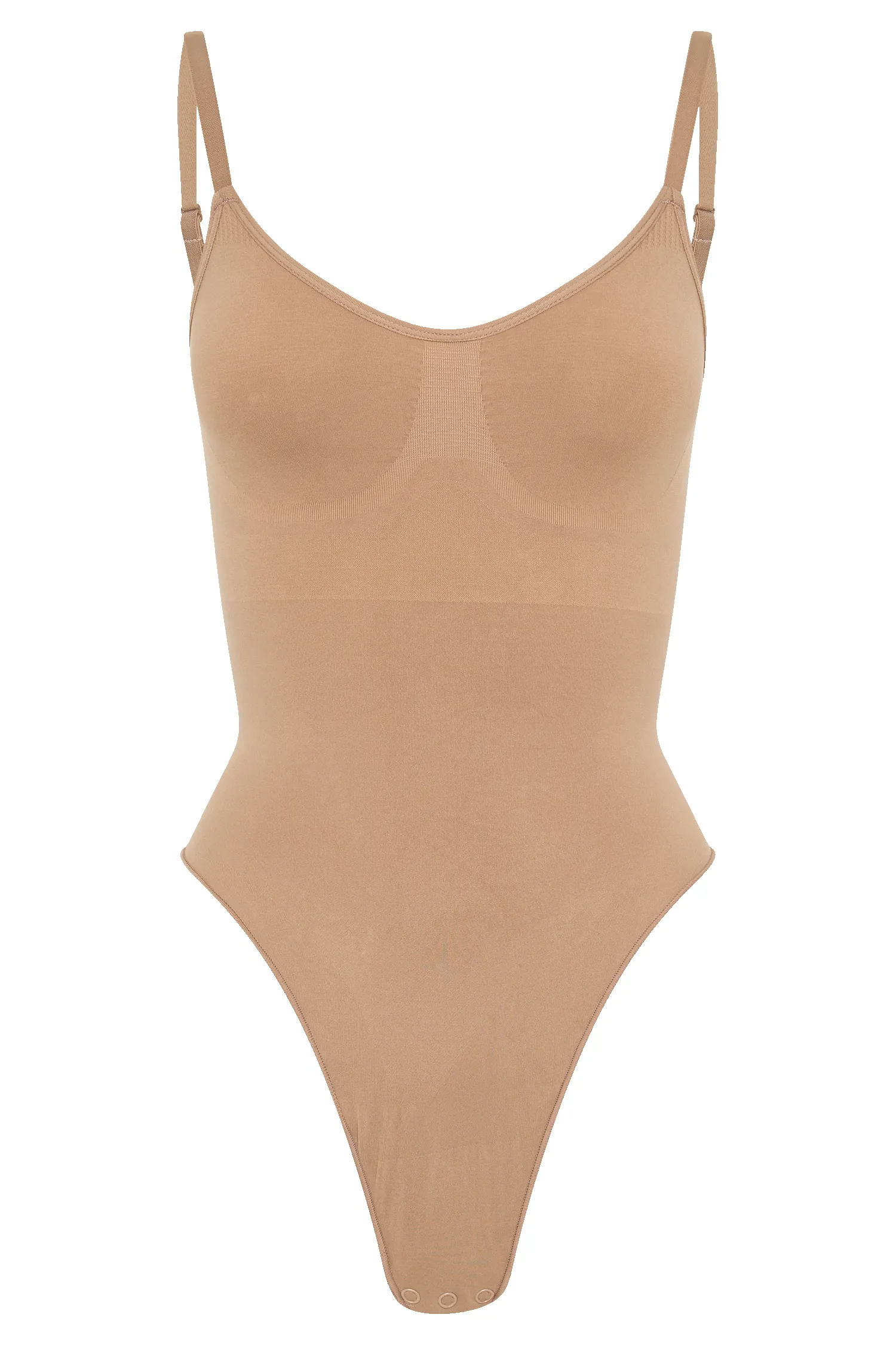 Alyssa Backless Shapewear Bodysuit - Latte sold by Meshki