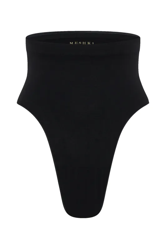 Saria High Waist Shapewear Briefs - Black sold by Meshki