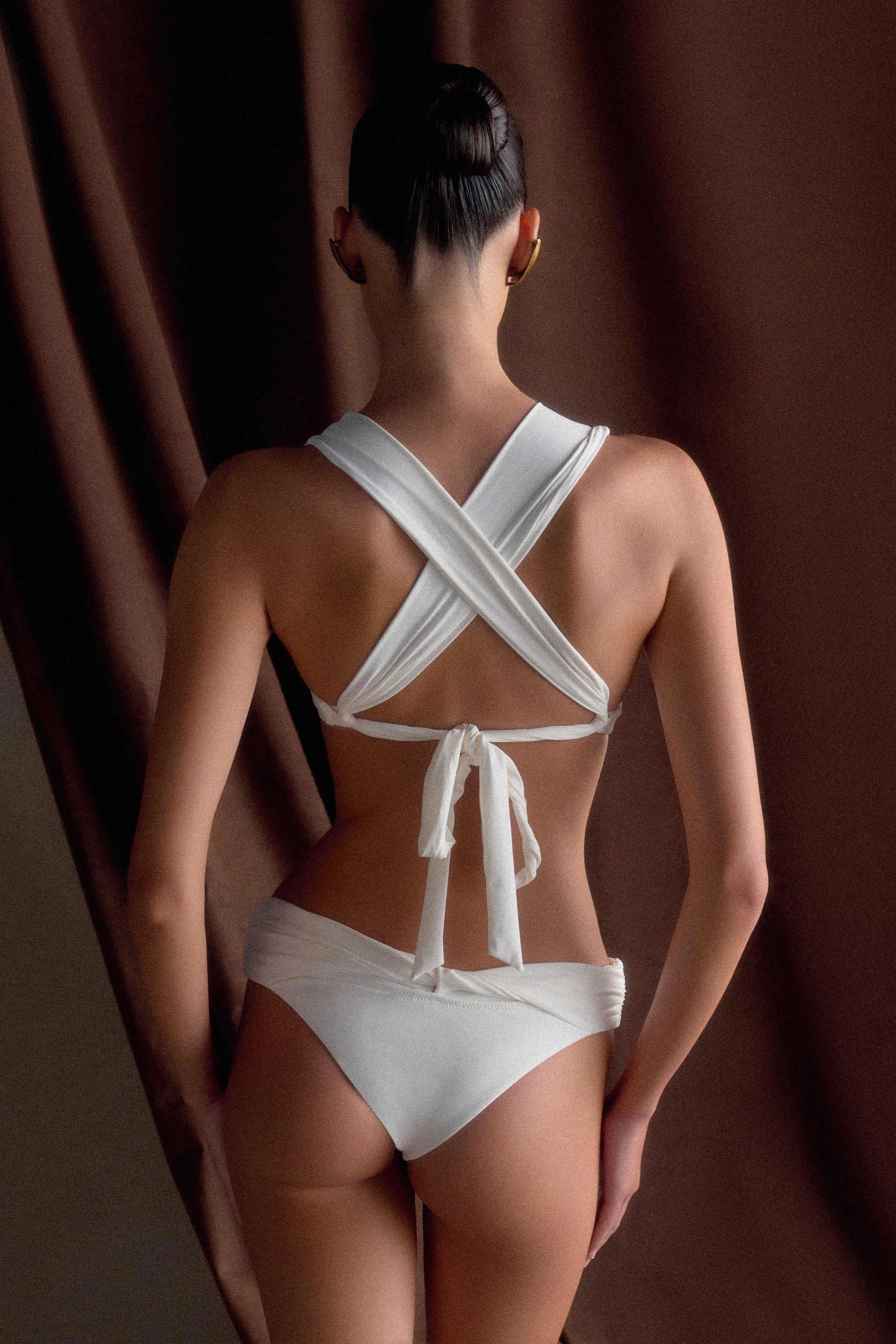 Merida Pearl Bikini Top - White sold by Meshki product image thumbnail 2