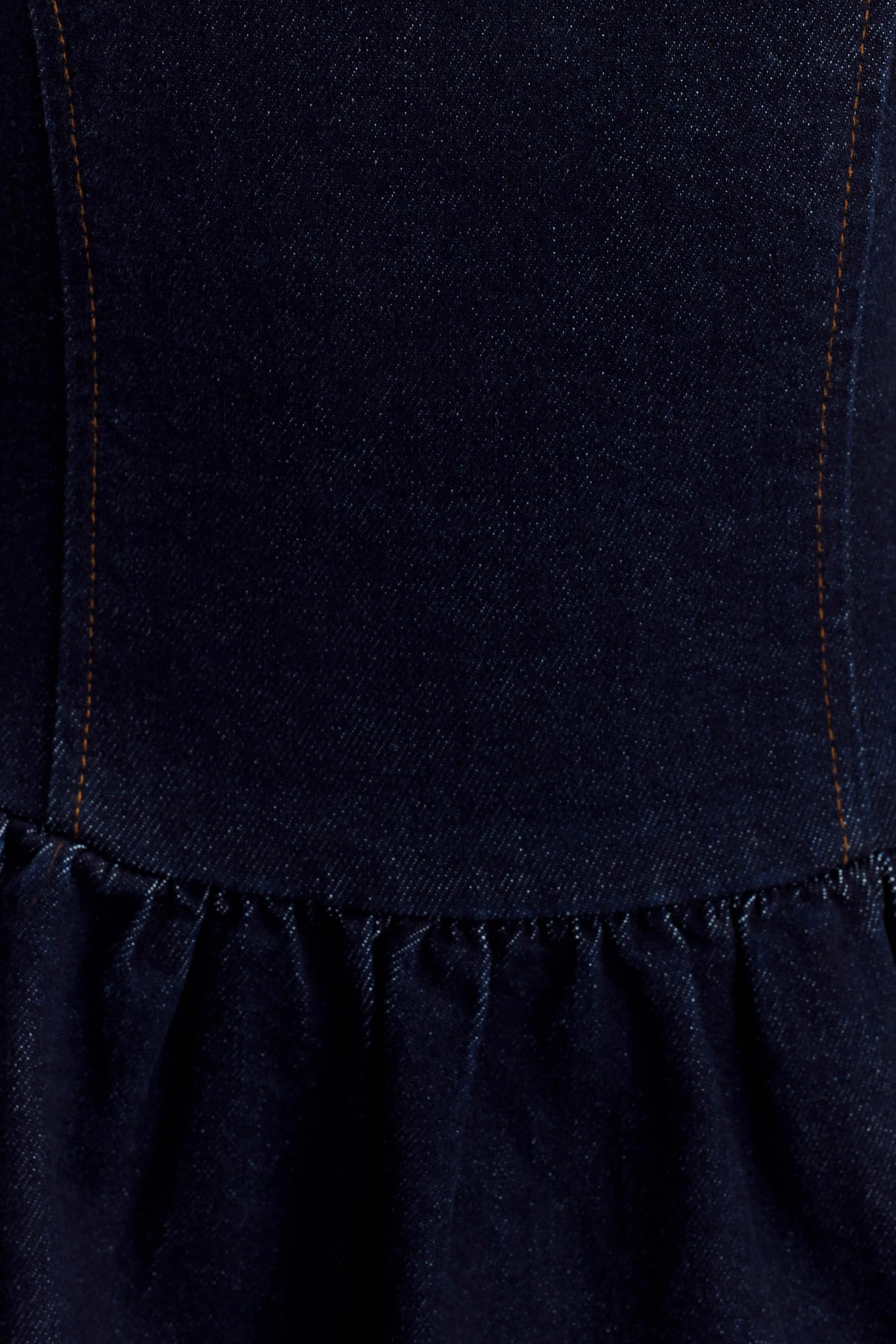 Caroline Denim Halter Midi Dress - Indigo Blue sold by Meshki product image thumbnail 5