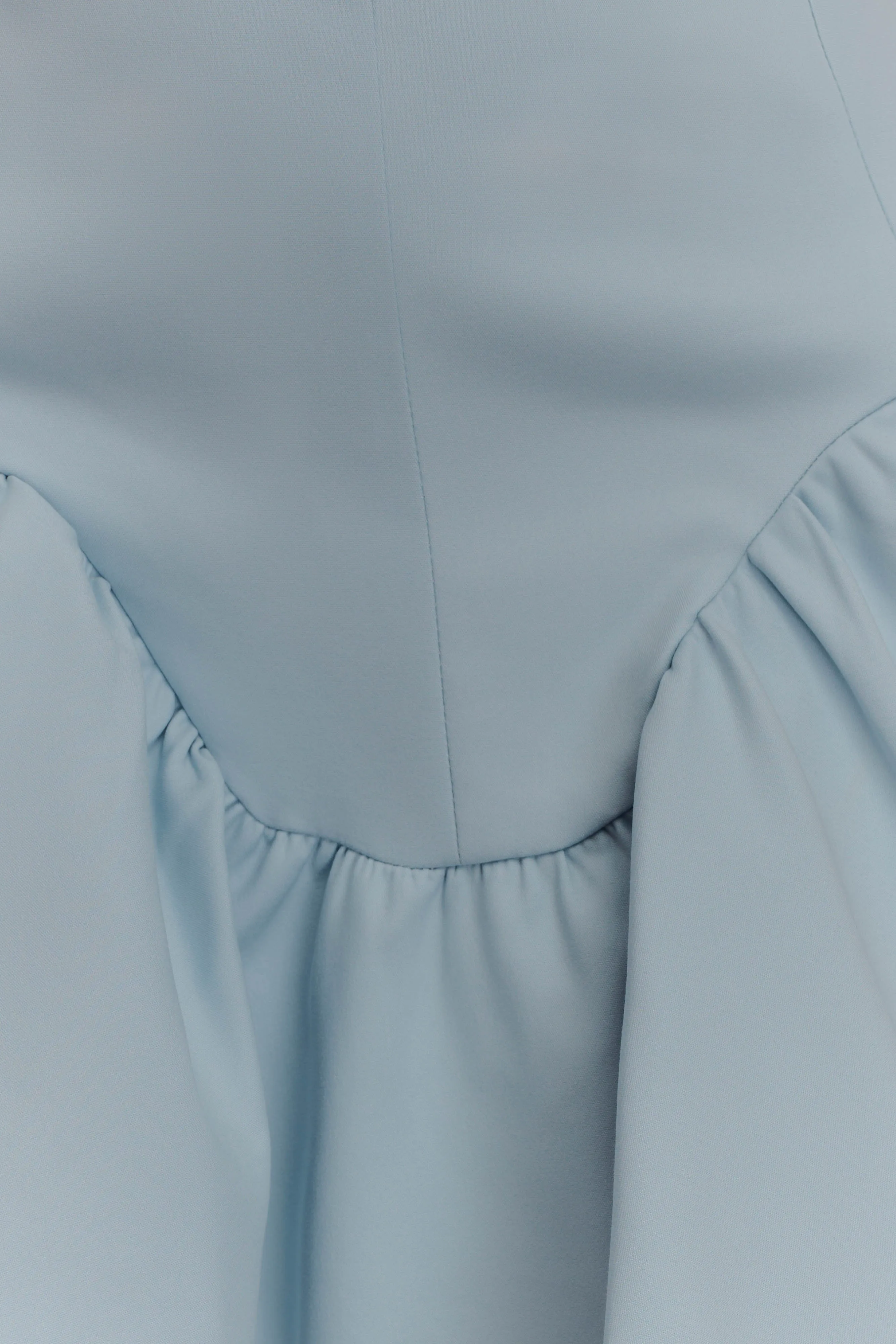 Calipso Halter Mini Dress - Cornflower Blue sold by Meshki product image thumbnail 5