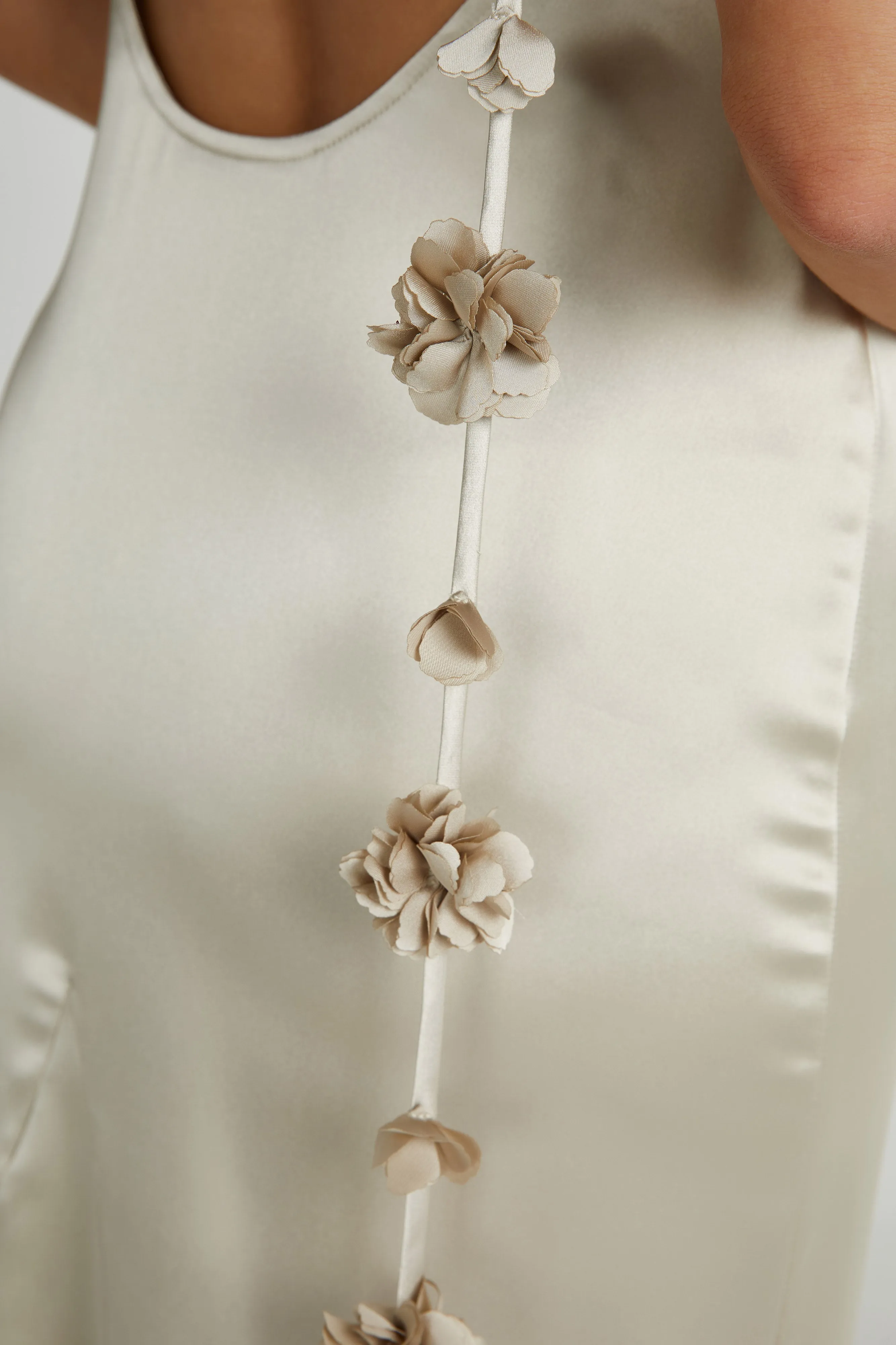 Elenora Rose Gown - Blush Gold sold by Meshki product image thumbnail 4