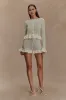 Eleanor Knit Frill Cardigan - White sold by Meshki