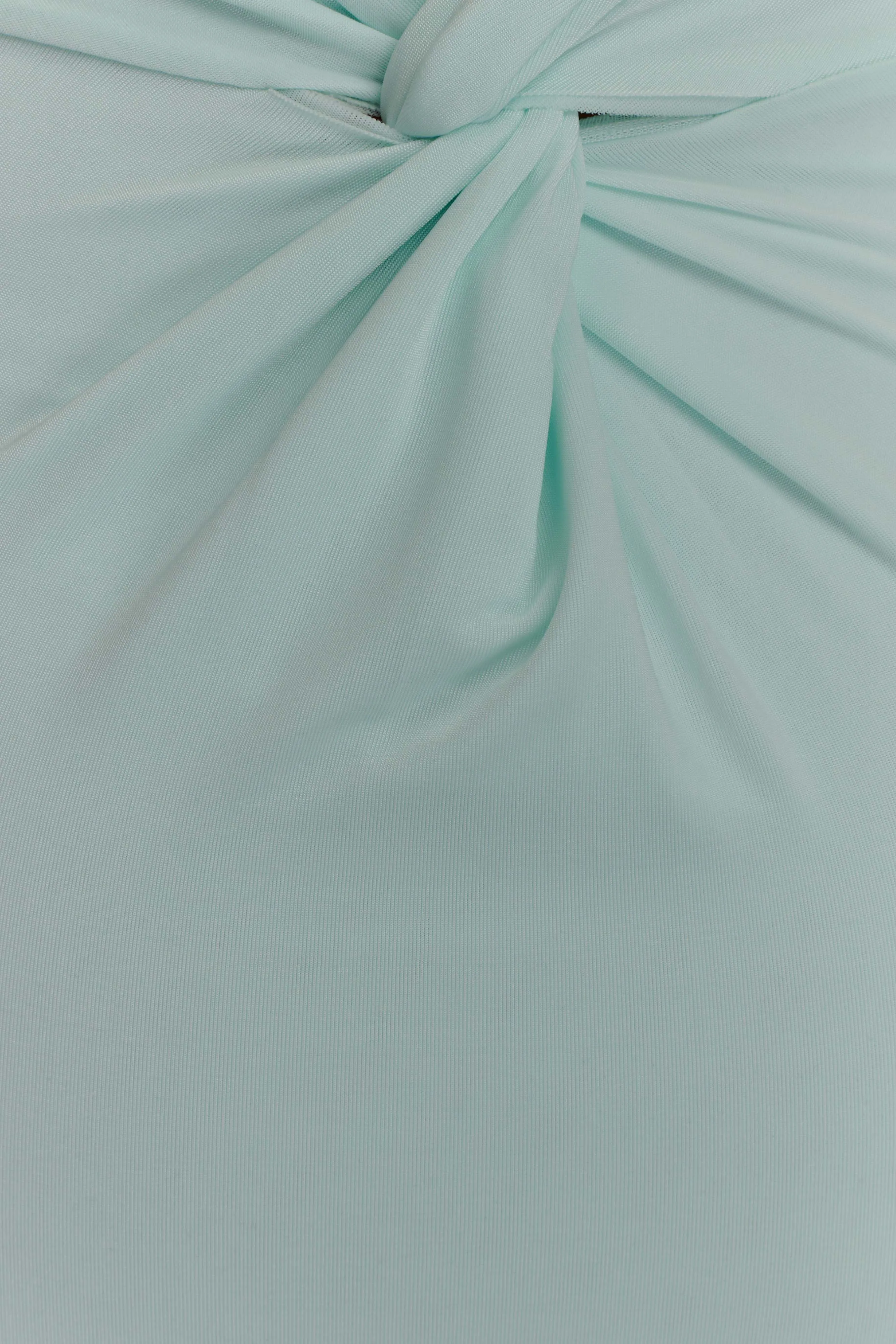 Elyna Slinky Halter Maxi Dress - Lagoon sold by Meshki product image thumbnail 5