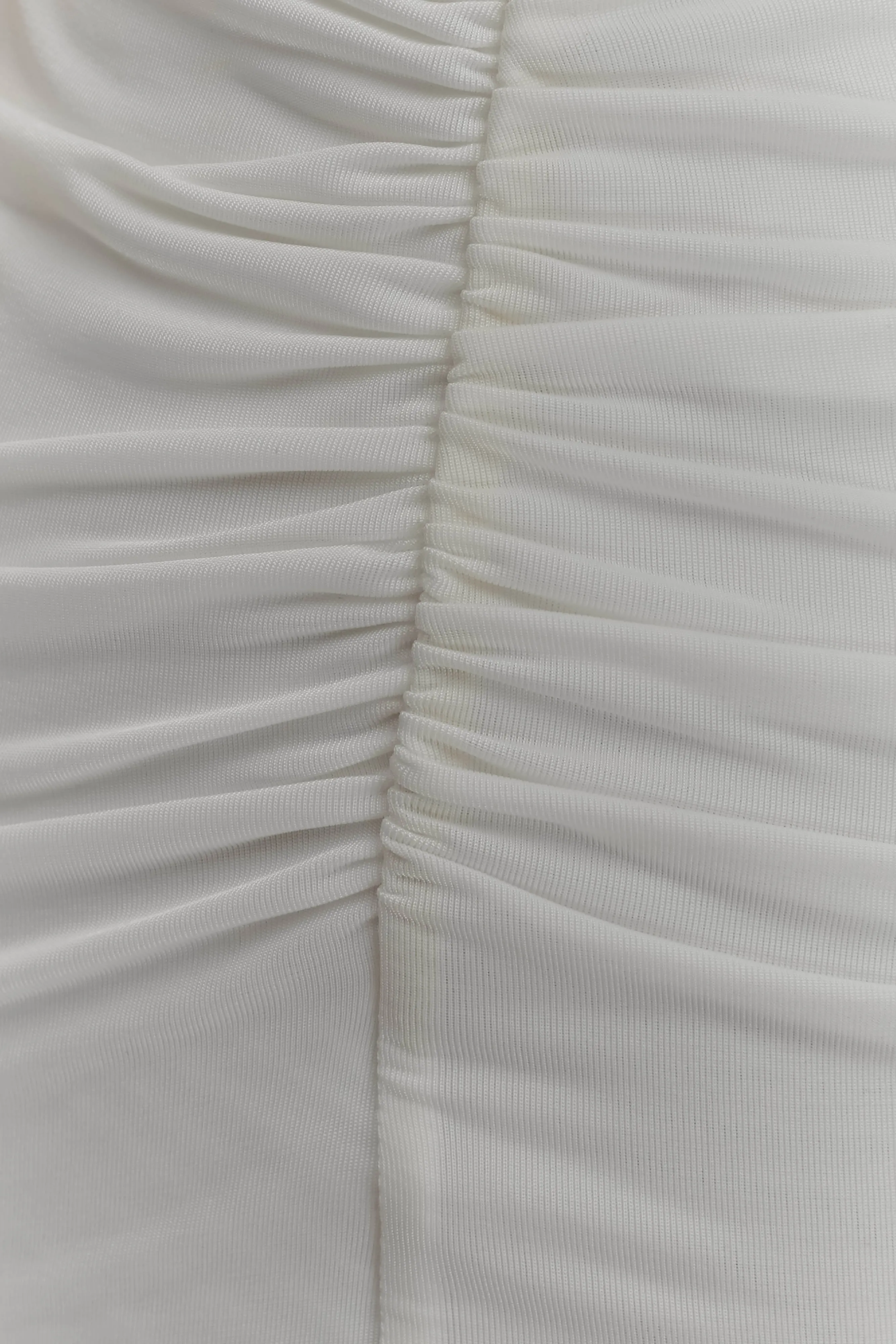 Vienna Slinky Cut Out Maxi Dress - White sold by Meshki product image thumbnail 5