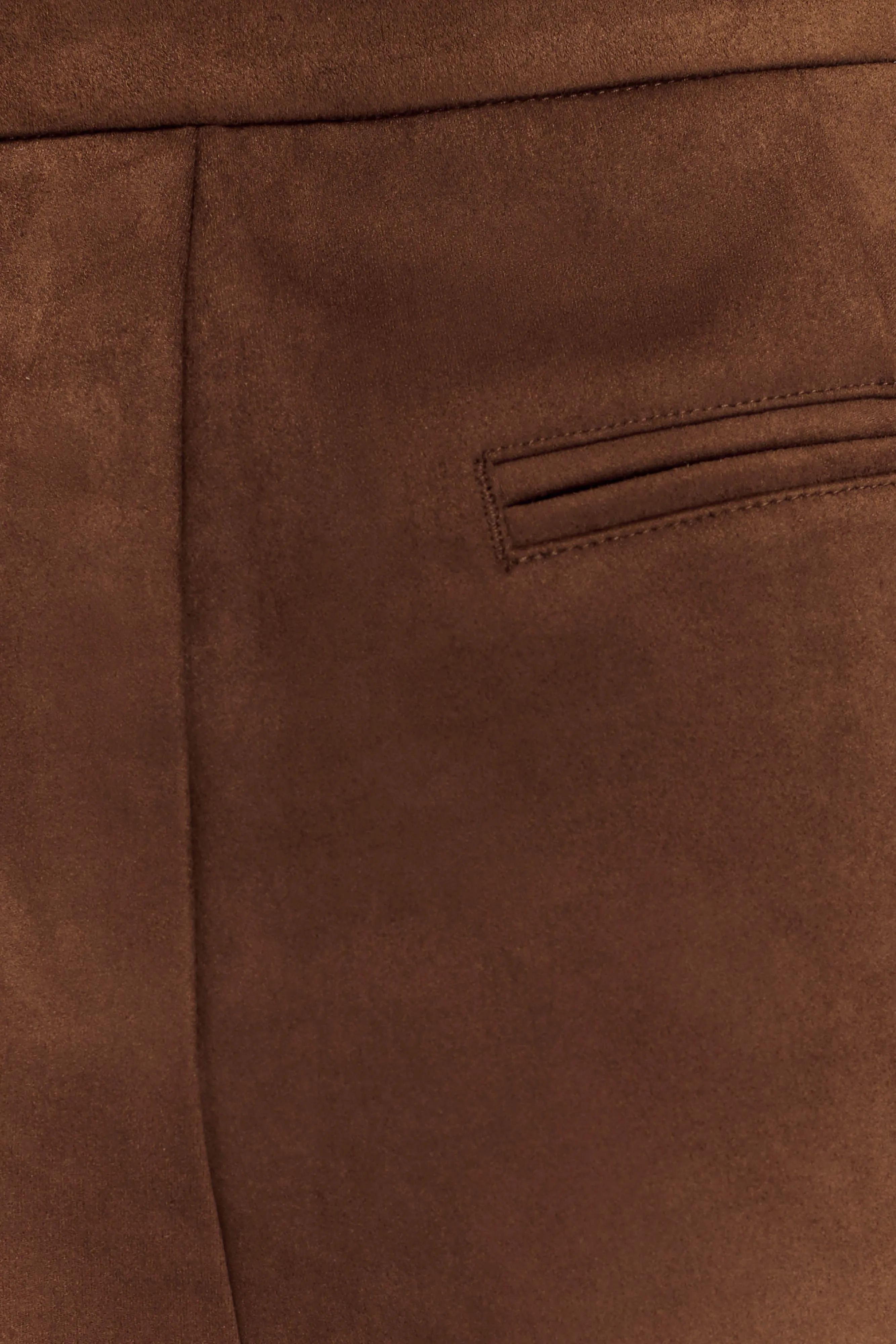 Sally Faux Suede Short - Milk Chocolate sold by Meshki product image thumbnail 5