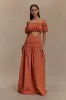 Autumn Maxi Skirt - Burnt Orange sold by Meshki
