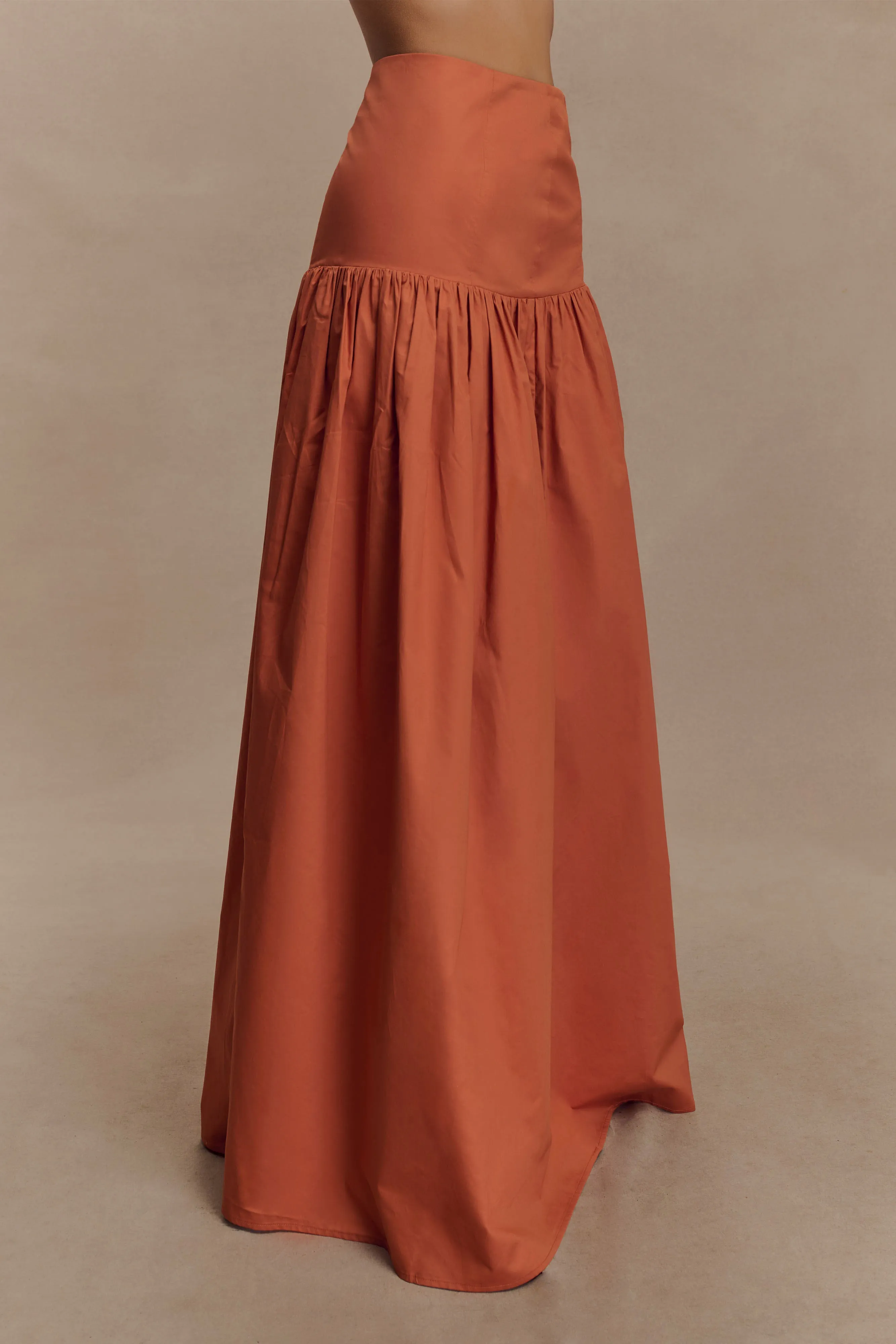 Autumn Maxi Skirt - Burnt Orange sold by Meshki product image thumbnail 5