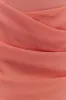Daria Draped Chiffon Maxi Dress - Pastel Nectarine sold by Meshki