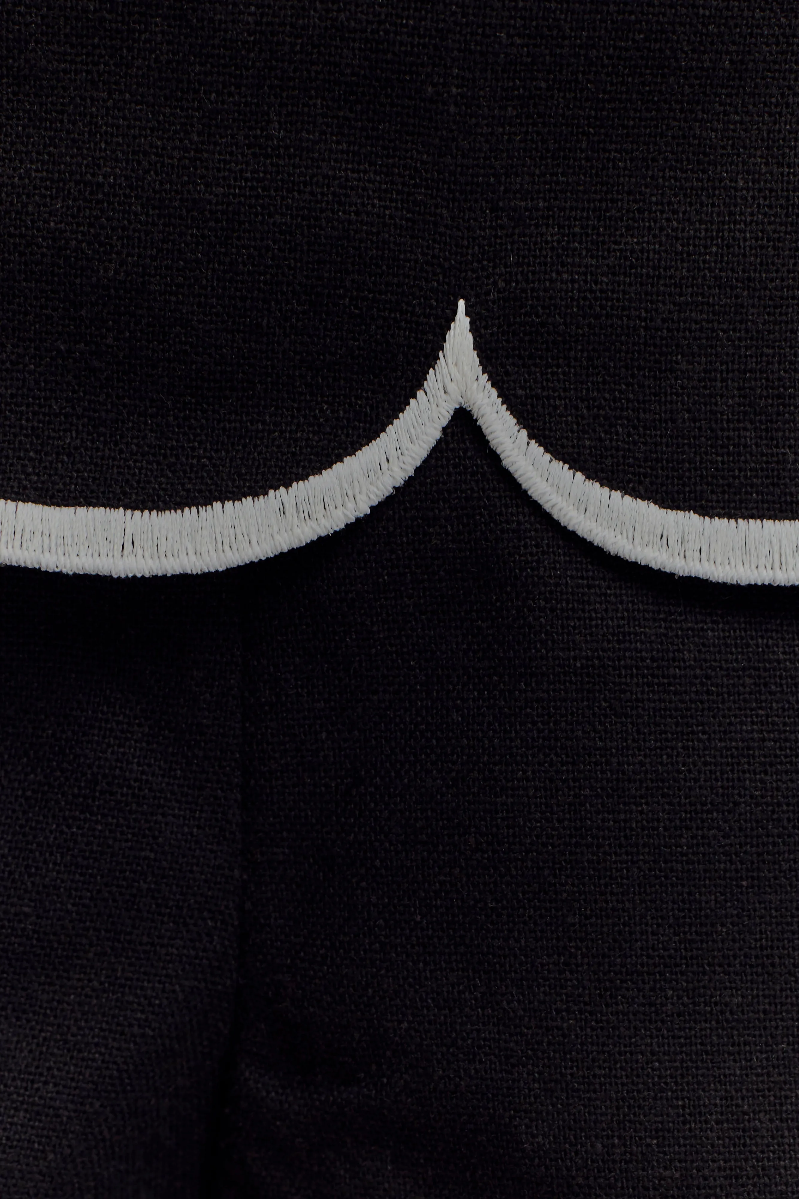 Judith Scallop Shorts - Black sold by Meshki product image thumbnail 5