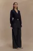 Campbell Cotton Wide Leg Pants - Black sold by Meshki