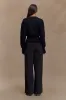 Campbell Cotton Wide Leg Pants - Black sold by Meshki