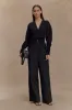 Campbell Cotton Wide Leg Pants - Black sold by Meshki