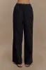 Campbell Cotton Wide Leg Pants - Black sold by Meshki