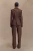 Max Cinched Waist Blazer - Chocolate sold by Meshki