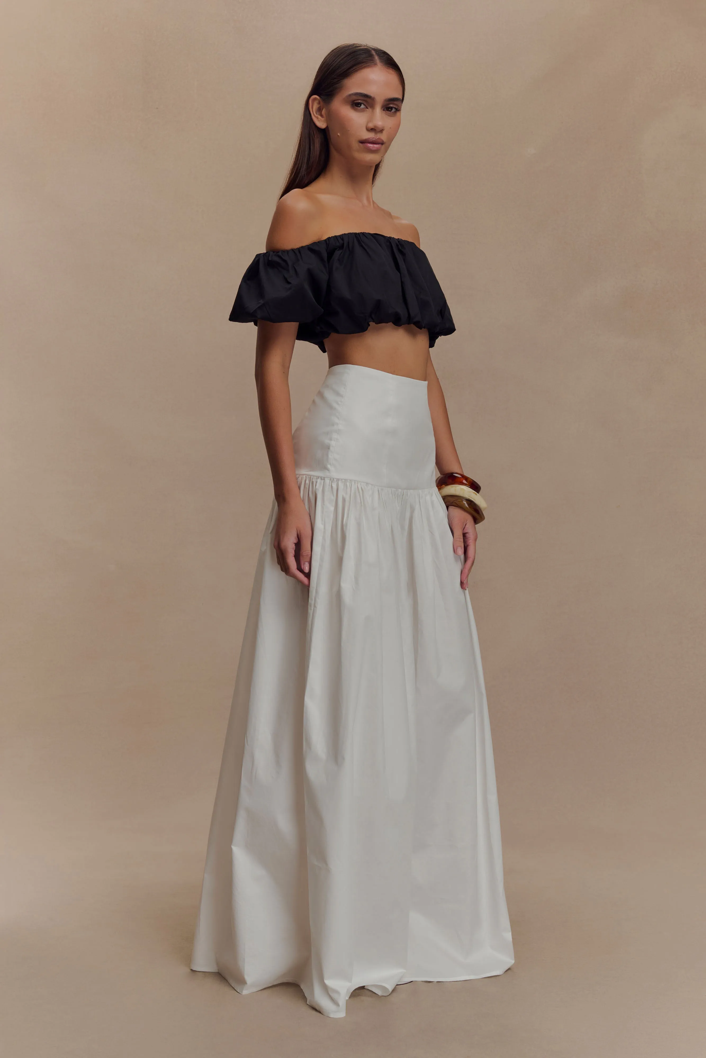Autumn Maxi Skirt - White sold by Meshki product image thumbnail 4