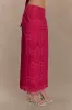 Kensley Broderie Midi Skirt - Dragonfruit sold by Meshki